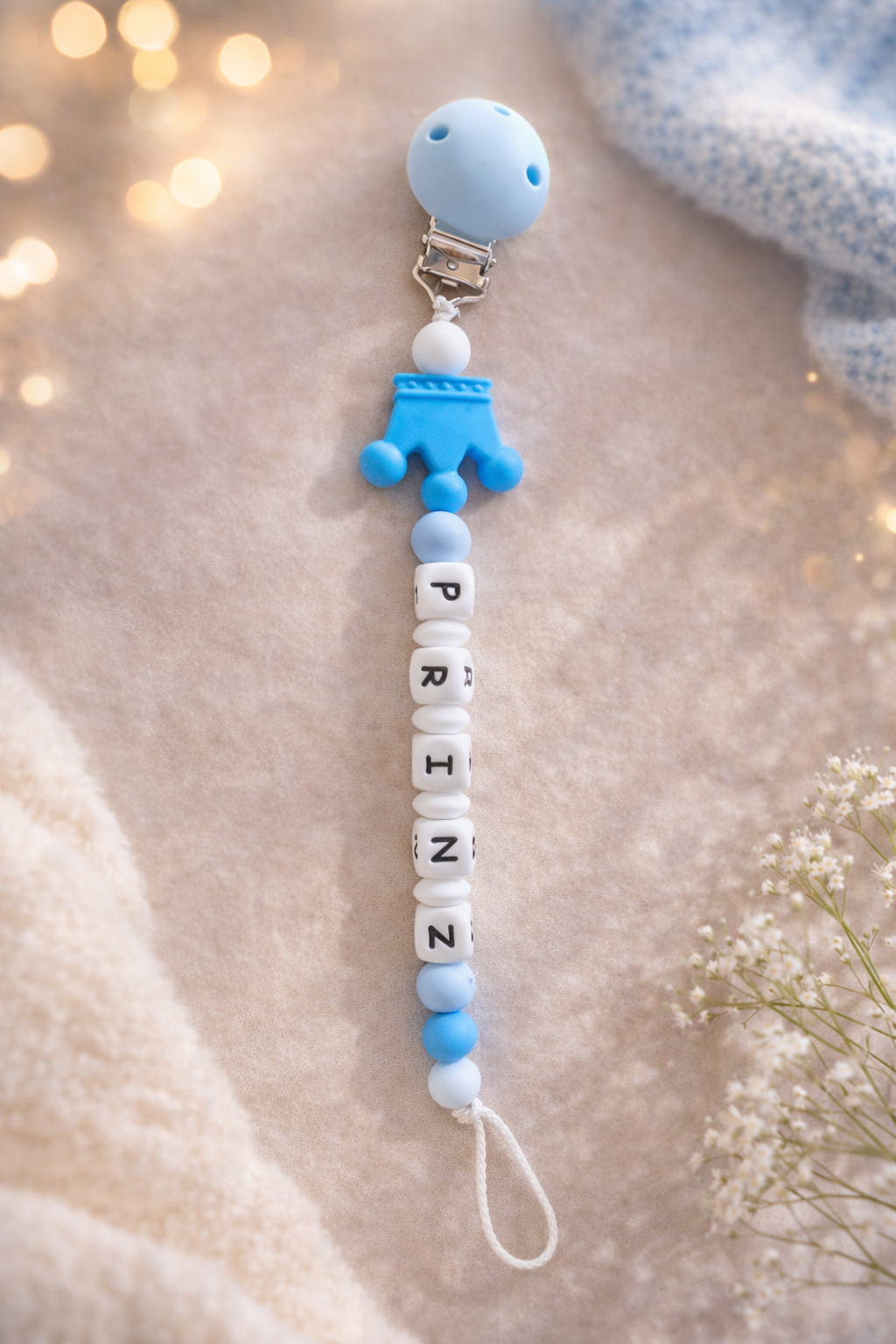 Personalisierte Schnullerkette 👶✨