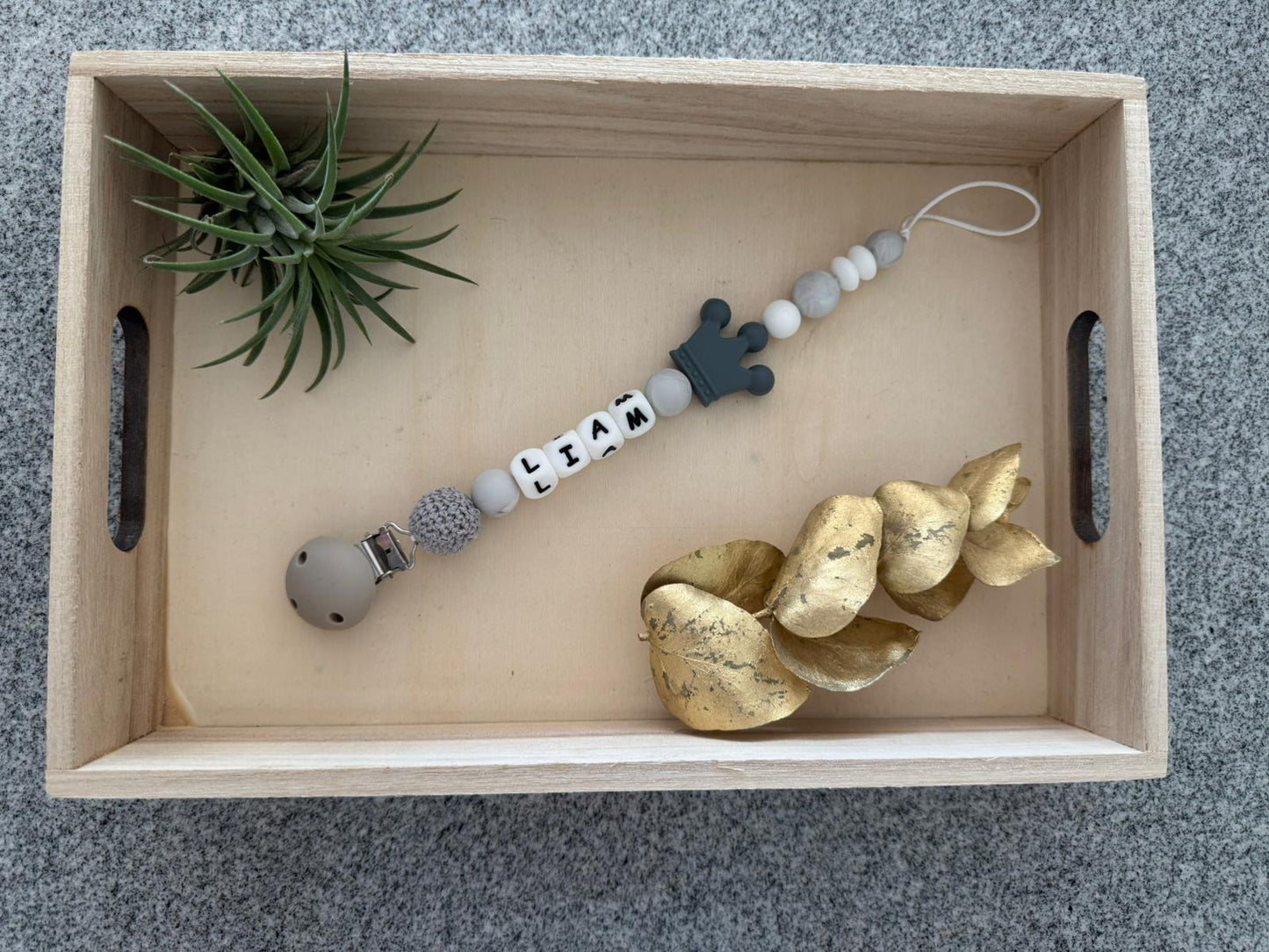 Personalisierte Schnullerkette 👶✨
